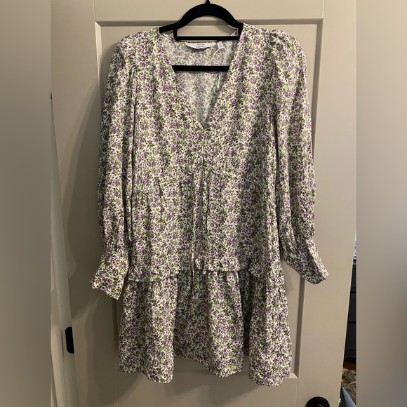 & Other Stories Voluminous Floral Mini Dress - Picture 3 of 7